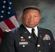 Portrait of COL (R) James Stokes in Army dress uniform
